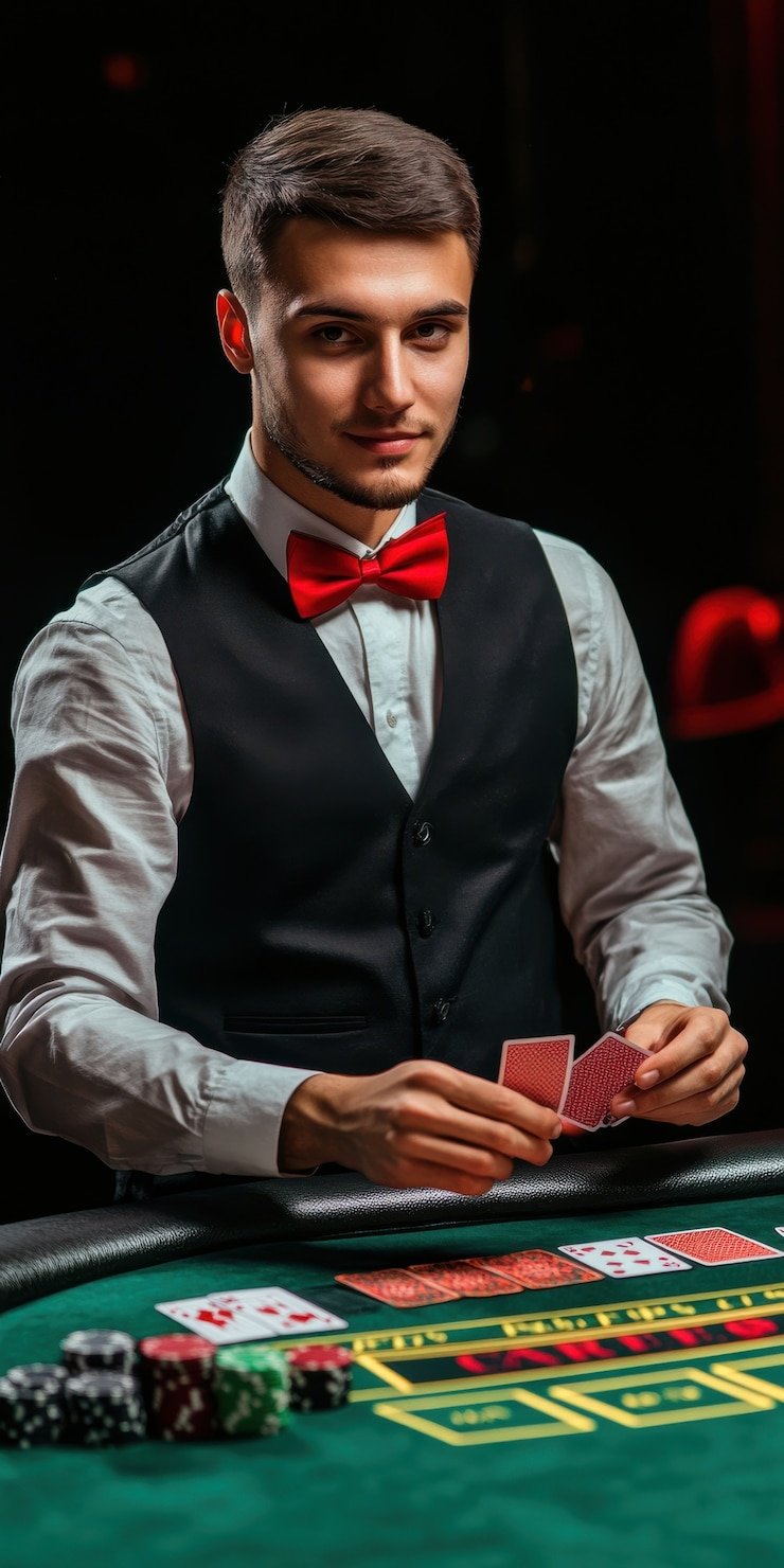 Bangladesh mobile user reading Lucky Dragon guide with purple neon cards